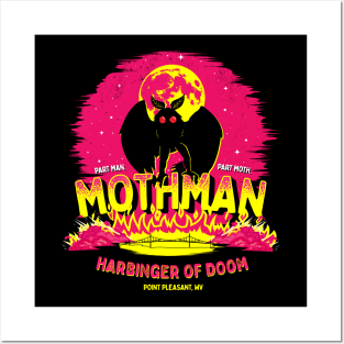 Mothman, Harbinger of Death! Posters and Art